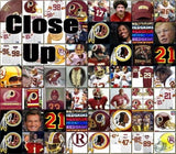Custom Washington Redskins YOUR NAME Incredible Mosaic 9X12 Framed Print not $99 , Football-NFL - n/a, Final Score Products
 - 2