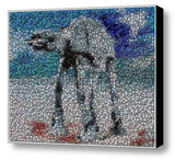 Amazing Framed Star Wars At-At Bottlecap mosaic print , Other - n/a, Final Score Products
 - 1