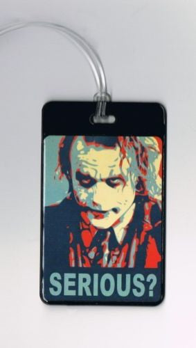 Batman the Dark Knight JOKER Luggage or Book Bag Tag