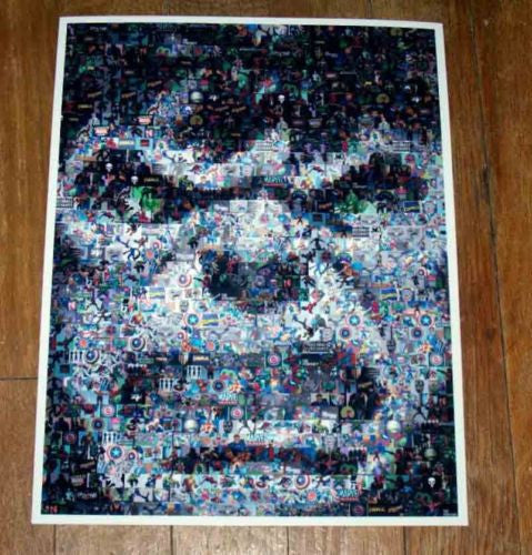 Amazing The Hulk face MARVEL COMICS Montage #ed to 25