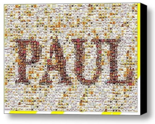 Custom Washington Redskins YOUR NAME Incredible Mosaic 9X12 Framed Print not $99 , Football-NFL - n/a, Final Score Products
 - 1