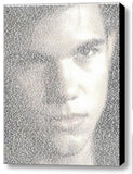 Jacob Black Twilight Word Mosaic INCREDIBLE Framed 9X11 inch Limited Edition , Keyrings - n/a, Final Score Products
 - 1