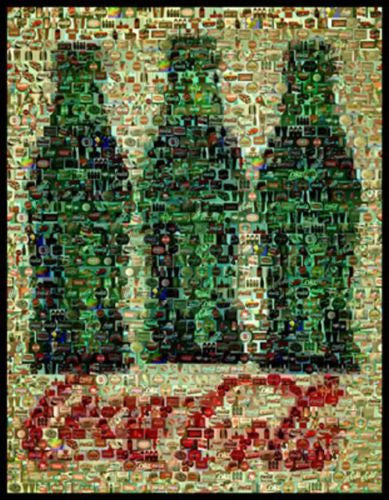 Amazng Three Coke Bottles Montage Limited Edition w/COA