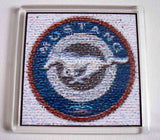 Ford Mustang 25th Anniversary Mosaic Coaster 4 X 4 inches , Ford - n/a, Final Score Products
 - 1