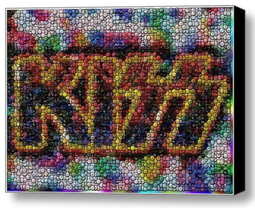 Framed KISS bottle cap mosaic 9X12 inch Art Print Limited Edition with COA , Other - n/a, Final Score Products
 - 1
