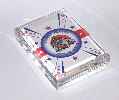 U.S. Marines Corps CHESTY Executive Desktop Paperweight
