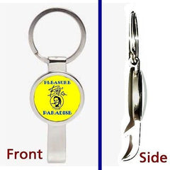 Back To The Future Biffs Pleasure Paradise Casino Keychain secret bottle opener , Reproductions - n/a, Final Score Products
