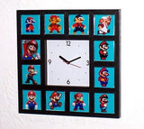 Super History of Nintendo MARIO Clock with 12 images , Video Game Memorabilia - n/a, Final Score Products
