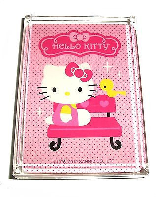 Pink Hello Kitty Acrylic Executive Display Piece or Desk Top Paperweight