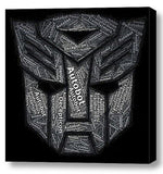 Transformers Autobot Word Mosaic INCREDIBLE Framed 8X8 Limited Edition Art w/COA , Other - n/a, Final Score Products
