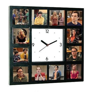 The Big Bang Theory Leonard Penny Sheldon Raj Amy Howard Clock 12 pictures