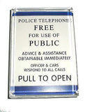 Dr. Who Tardis Police Sign Acrylic Executive Display Piece or Desk Paperweight , Other - n/a, Final Score Products
