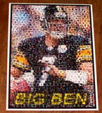 Amazing Pittsburgh Steelers Ben Roethlisberger Montage , Football-NFL - n/a, Final Score Products
