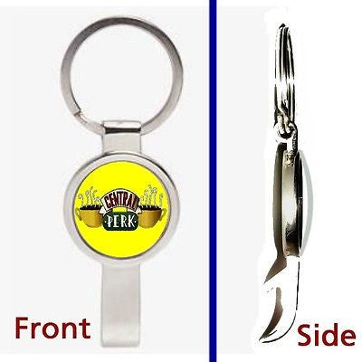 Friends TV Show Central Perk prop Pennant or Keychain secret bottle opener