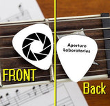 Portal 2 Video Game Aperture Laboratories Labs Set of 3 Promo Guitar Pick Pic , Video Game Memorabilia - n/a, Final Score Products
