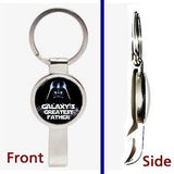 Star Wars Darth Vader Galaxy's Greatest Best Father Dad Keychain bottle opener , Darth Vader - n/a, Final Score Products
