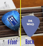 Set of 3 Dr. Who Tardis premium Promo Guitar Pick Pic , Dr. Who - n/a, Final Score Products
