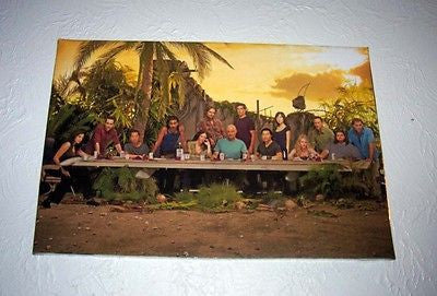 ABC tv show LOST Last Supper 19 X 13 cast print poster
