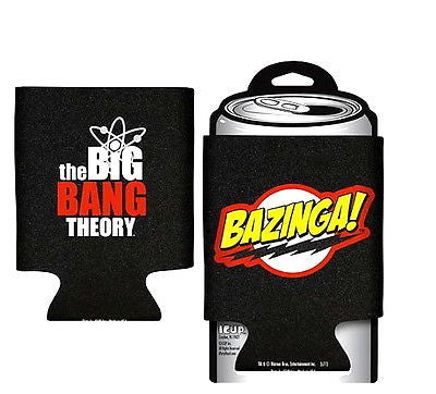 Big Bang Theory Bazinga! Logo Beer, Soda or Pop Can Hugger