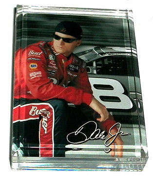 Dale Earnhardt Jr Acrylic Executive Desk Paperweight