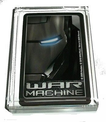 Acrylic War Machine Iron Man Executive Desk Top Paperweight