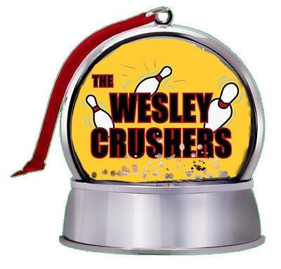 NEW The Big Bang Theory Wesley Crushers SnowGlobe Magnet Holiday Tree Ornament