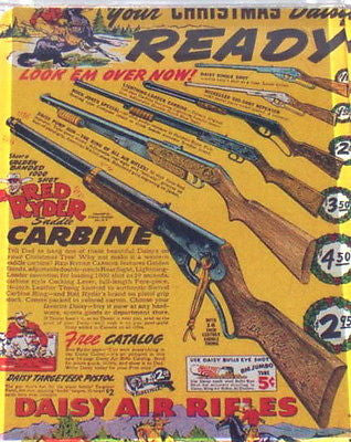Official A Christmas Story Ralphie vintage Red Ryder BB Gun ad Fridge Magnet