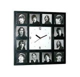 The Beatles History of faces through the years clock with 12 pictures , Other - n/a, Final Score Products
