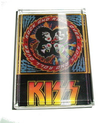 KISS Rock Band 3D Motion Acrylic Executive Display Piece or Desk Top Paperweight