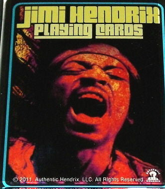 Official Jimi Hendrix playing cards Fridge Magnet big 2.5 X 3.5 inches , Other - n/a, Final Score Products

