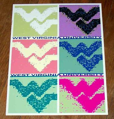 West Virginia University Mountaineers WVU pop art