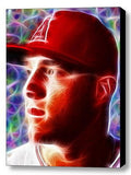 Framed Angels Mike Trout Magical 9X11 Art Print Limited Edition w/signed COA , Baseball-MLB - n/a, Final Score Products
