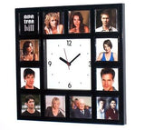One Tree Hill TV Show Clock with 12 images of cast , Watches & Clocks - n/a, Final Score Products
