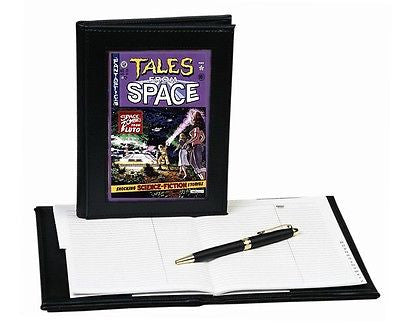 Back To The Future prop Tales From Space Leatherette forever notebook