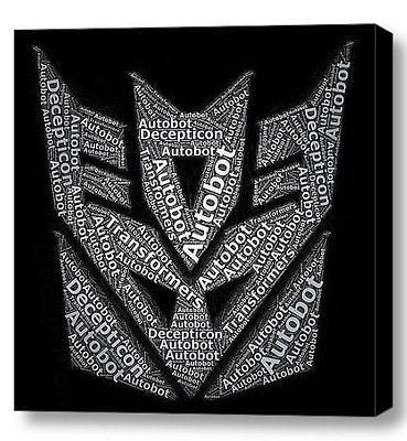 Transformers Decepticon Mosaic INCREDIBLE Framed 8X8 Limited Edition Art w/COA