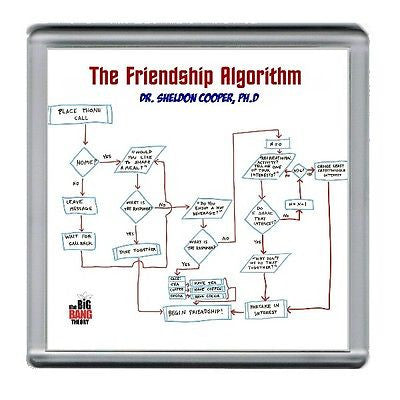 Big Bang Theory Friendship Algorithm