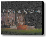 Friends TV Show Characters Word Mosaic neat Framed 9X11 Limited Edition Art wCOA , Other - n/a, Final Score Products
