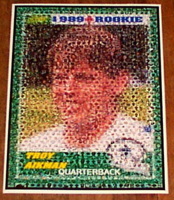 Amazing Dallas Cowboys Troy Aikman Rookie Card Montage