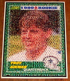 Amazing Dallas Cowboys Troy Aikman Rookie Card Montage , Football-NFL - n/a, Final Score Products
