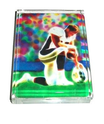 Denver Broncos Tim Tebow Tebowing portrait Acrylic Executive Desk Paperweight , Football-NFL - n/a, Final Score Products
