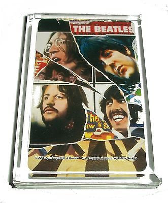 The Beatles style 2 Acrylic Executive Display Piece or Desk Top Paperweight