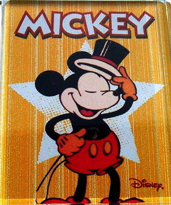 Official Mickey Mouse with Top hat Fridge Magnet big 2.5 X 3.5 inches