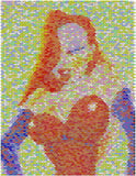 Jessica Rabbit Pez Candy Incredible Mosaic Art Print , Other - n/a, Final Score Products
