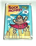 Sock Monkey Acrylic Executive Desk Top Paperweight , Paperweights - n/a, Final Score Products
