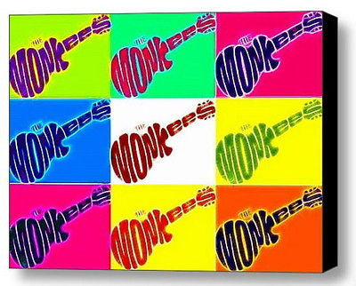 Framed The Monkees Guitar Pop Art 9X11 inch Limited Edition Art Print w/COA