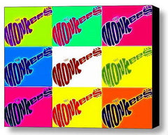 Framed The Monkees Guitar Pop Art 9X11 inch Limited Edition Art Print w/COA , Monkees - n/a, Final Score Products
