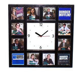 The Office TV Show Dunder Mifflin sales staff promo Clock with 12 pictures , Watches & Clocks - n/a, Final Score Products
