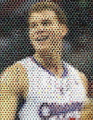 Framed Michael Jordan Jersey Card Mosaic 9X11 Limited Edition Art Prin –  Final Score Products
