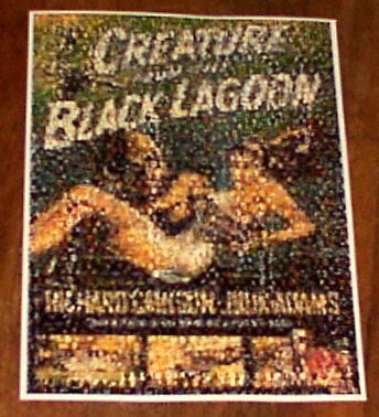 The Creature from the Black Lagoon Movie Poster montage