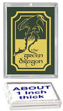 Lord Of The Rings Green Dragon Acrylic Executive Display Piece Paperweight , Other - n/a, Final Score Products
